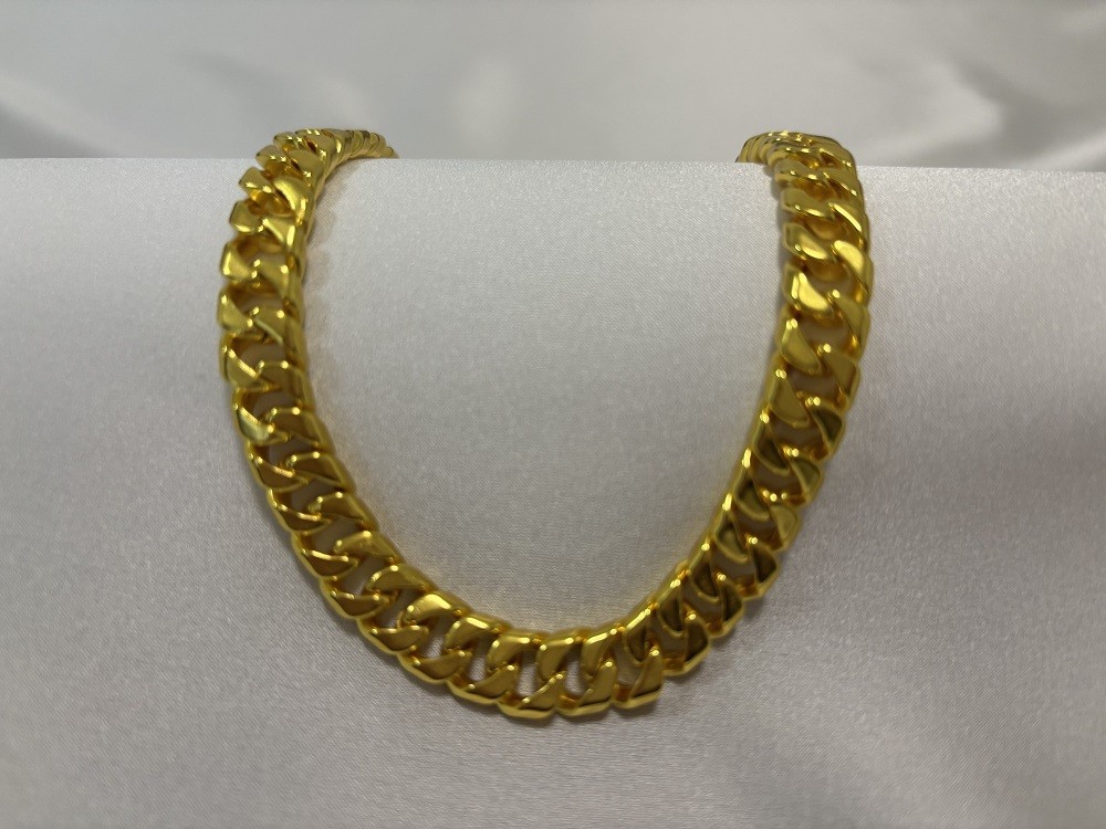 Pure 10K Yellow Gold Cuban Miami Style Link 10mm 23in 111g Chain Necklace