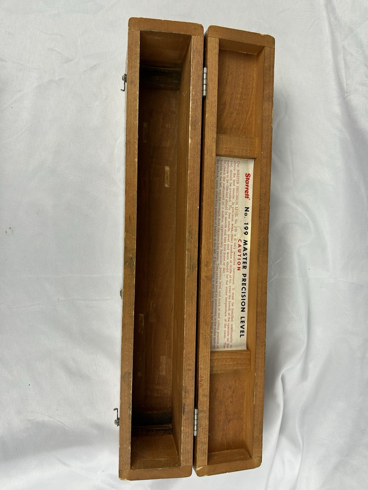 Starrett No : 199 Master Precision Level. Nice Shape Please Read!