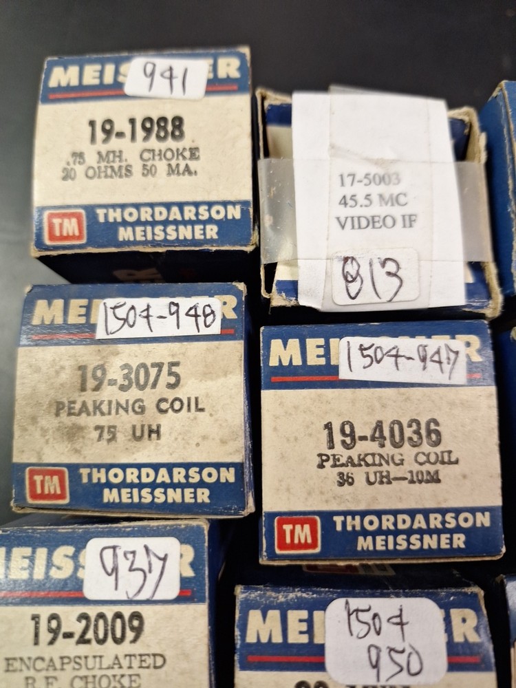New And Used IF Transformer Peaking Coil Choke Lot