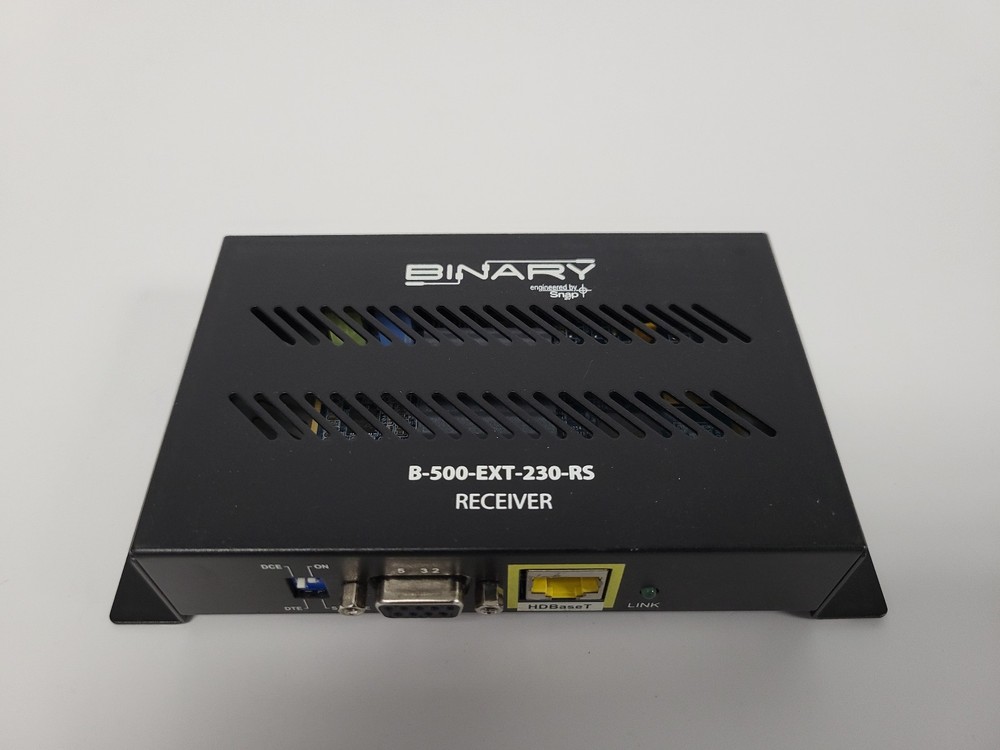 Binary B-500-EXT-RS HDBaseT Extender with Power Adapter (Receiver Only)