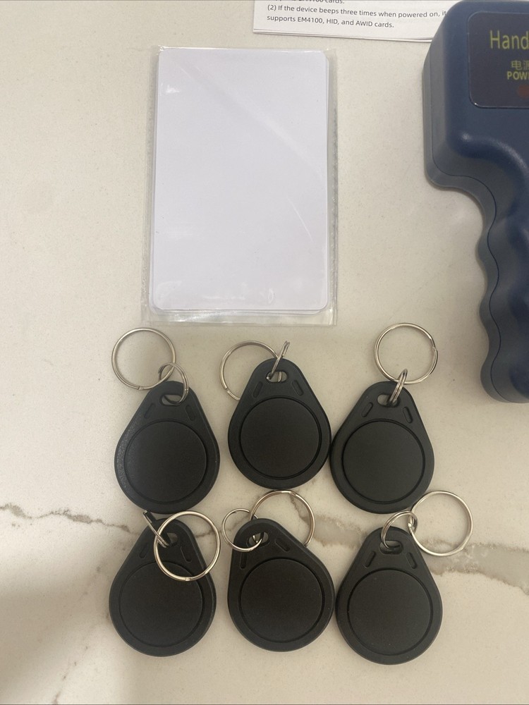 125KHz HANDHELD RFID FOB COPIER READER WRITER DUPLICATOR