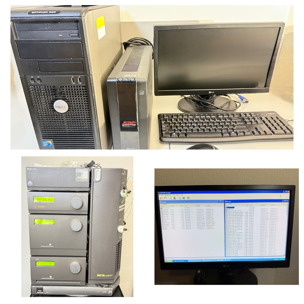 Amersham Pharmacia Biotech ÄKTA Purifier Explorer System w/ Computer & Software