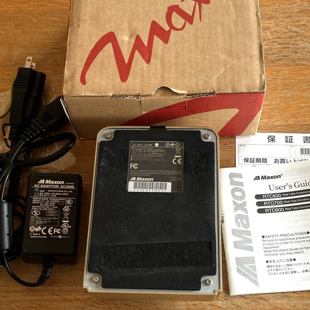 Maxon RTC-600 Compressor Limiter Audio Dynamics Processor Vintage Used