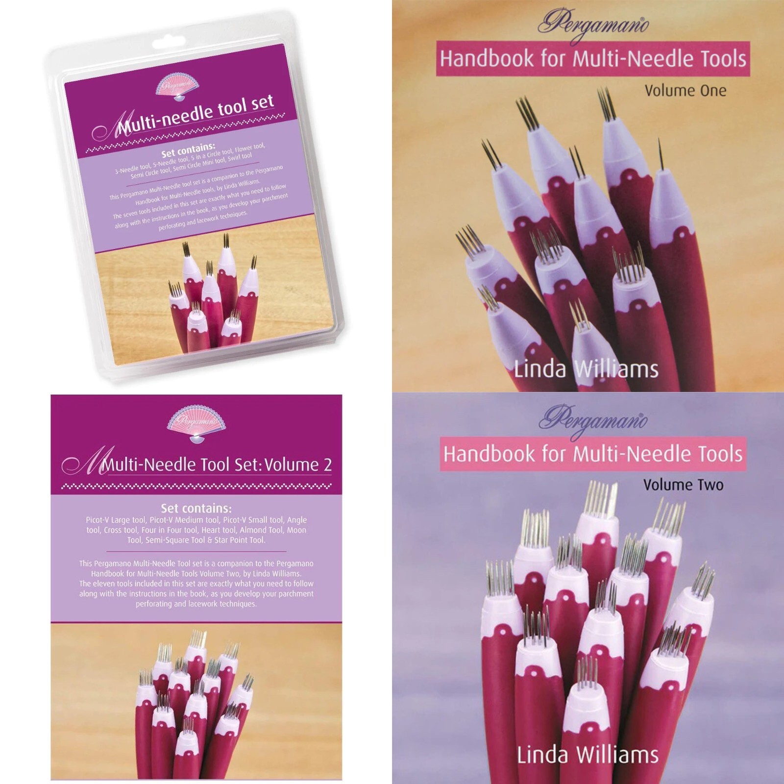 Clarity Stamps Groovi Pergamano Multi Needle Tools or Handbook