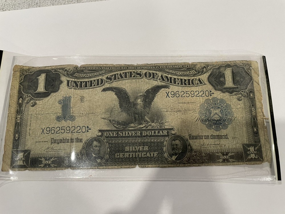 AUG 4th 1899 $1 silver note~RARE NOTE!