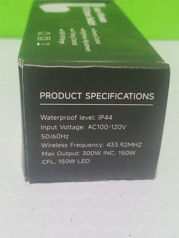 Plug in Dimmer Switch for Lamp with Timer, Remote Control Indoor Dimmer Switch