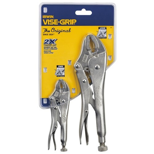 2 PC ORIGINAL LOCKING PLIERS SET VGP215G Brand New!