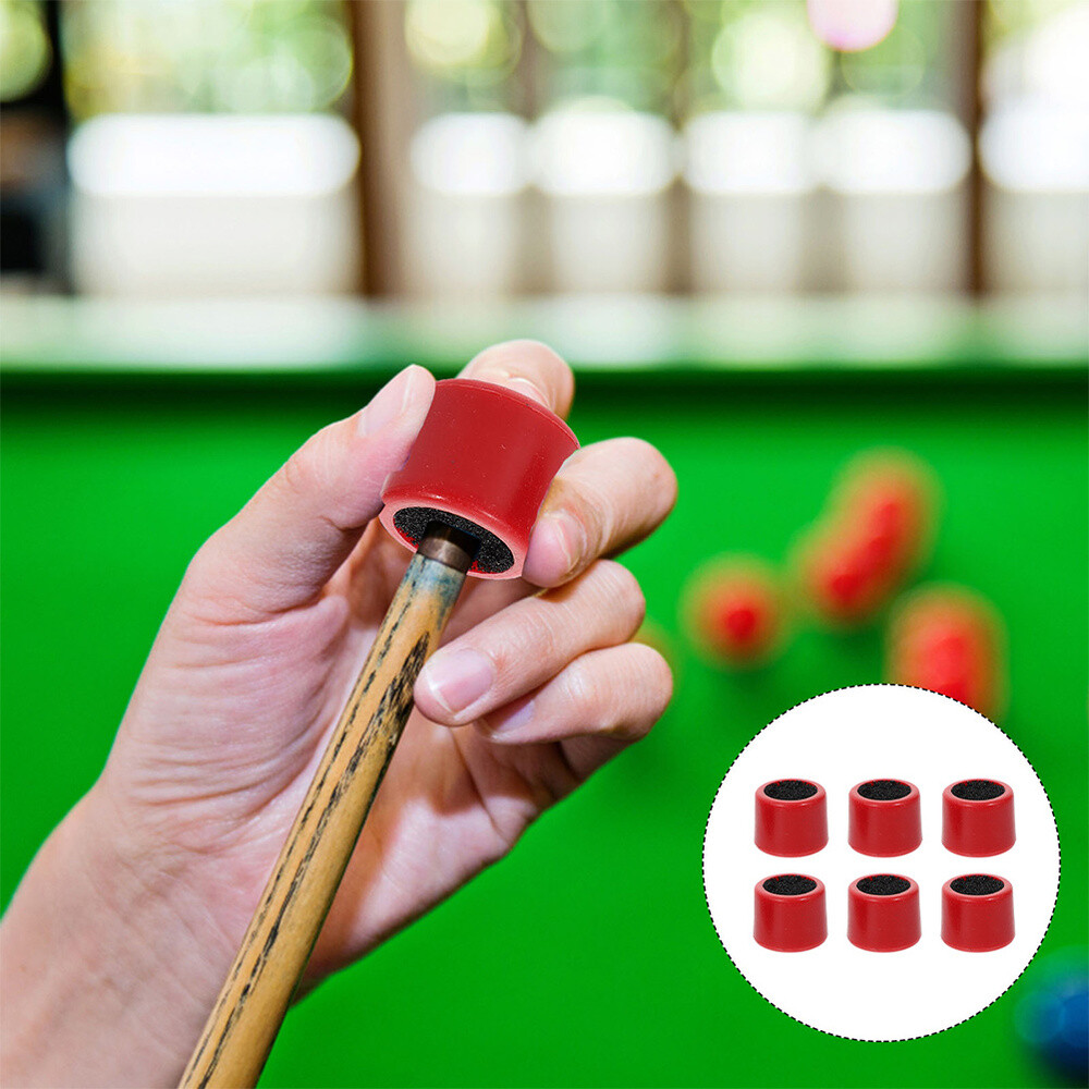 6PCS Billiard Cue Tip Shaper Plastic for Snooker Pool Cue Cue Tip Sander