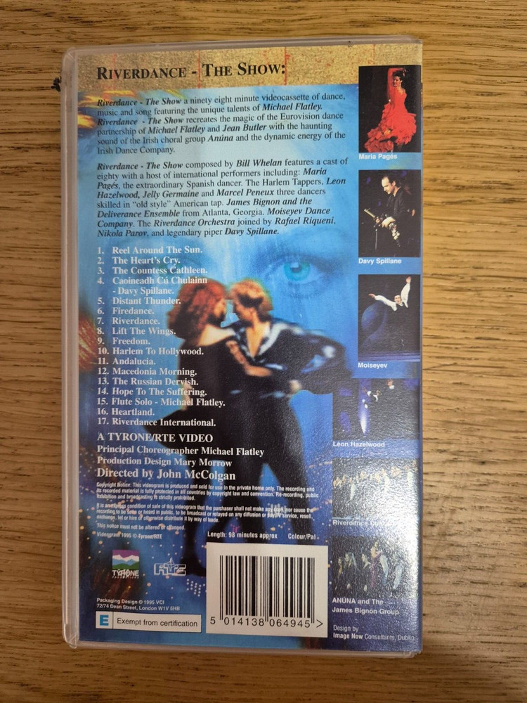 VHS Tape - Riverdance "The Show"