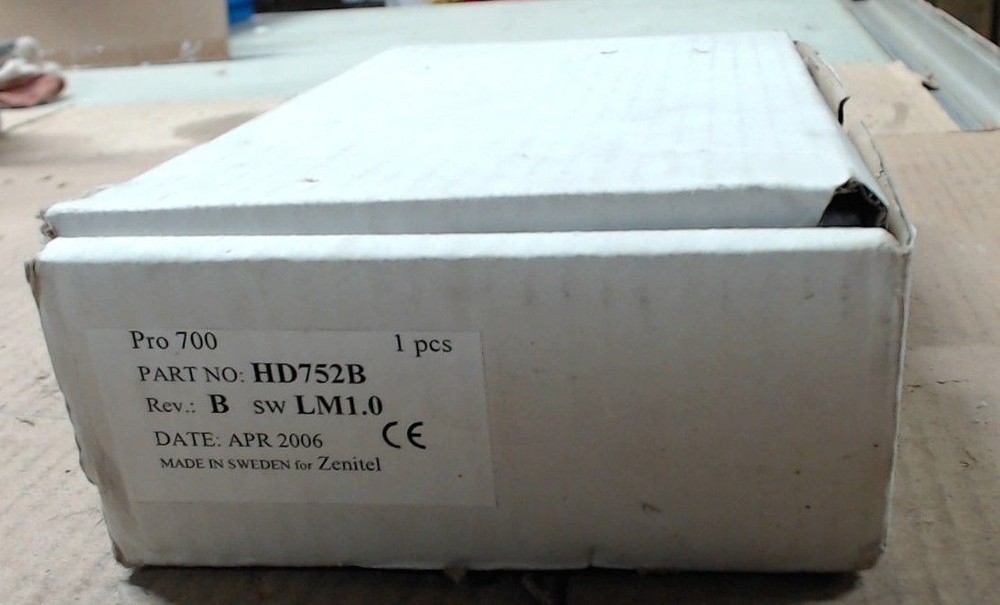 HD752B Zenitel Audio Interface Relay Pro 700 Rev.  B  SW - LM1.0