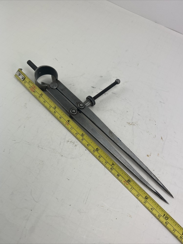 The Lufkin Rule Co. Large 8'' Spring Divider ,Compass USA Made