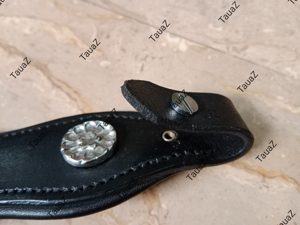 Hackamore with Multi Color shank & two different styles nose bands real leather