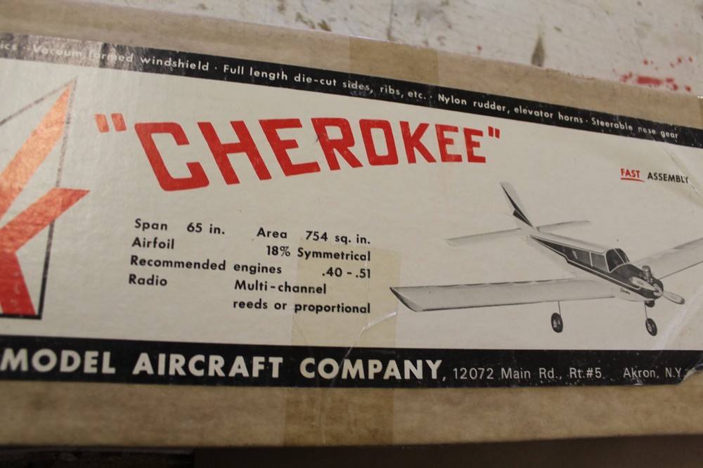 VK, "Cherokee" Vintage R/C Plane Kit 65"