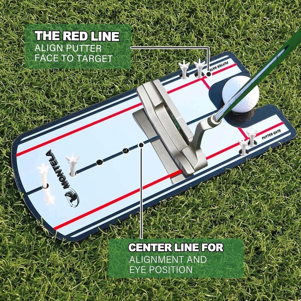 Golf Putting Alignment Mirror Training Aid