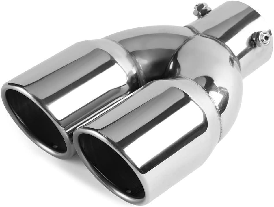 Stainless Exhaust Tip Adjustable Universal Fit Pipe