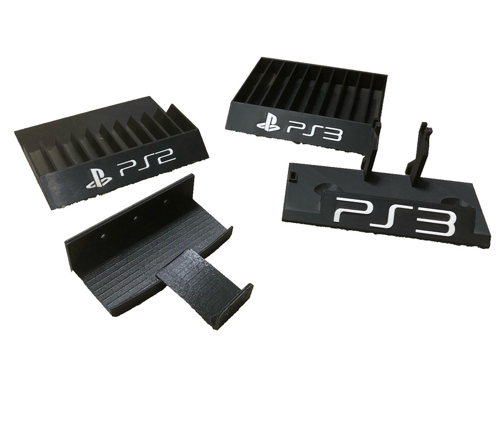 PlayStation 3 Game, Controller, Holder Display Case Holder PS3 PS2 Wall Mount