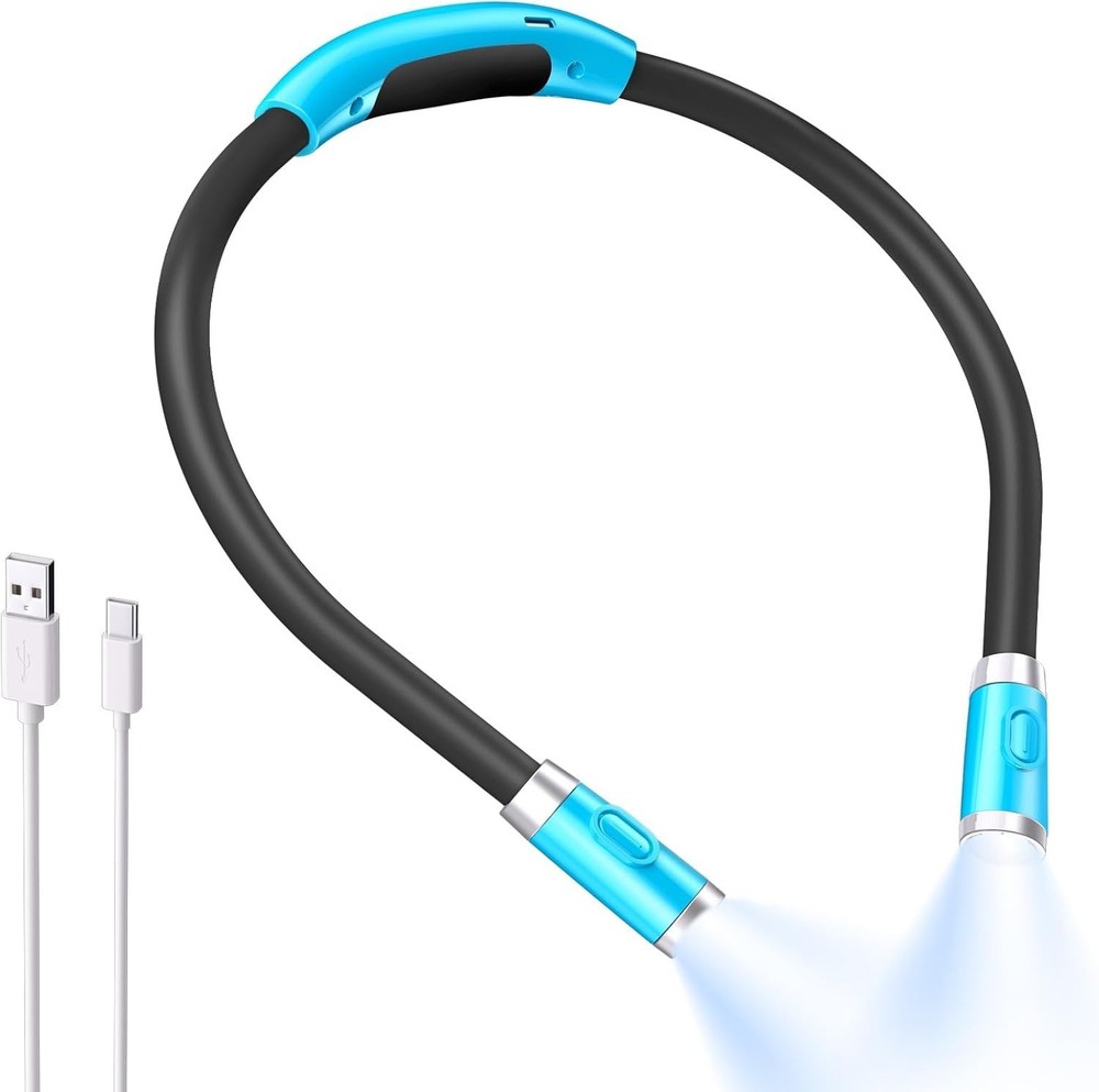 Rechargeable Book Light for Bed Reading - Flexible Arms