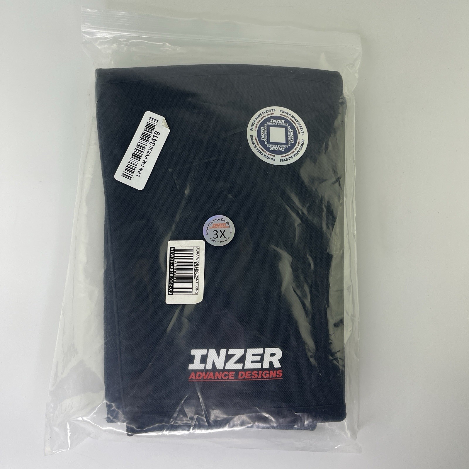 Inzer Ergopro Black Knee Sleeves For Power Lifting Size 3X
