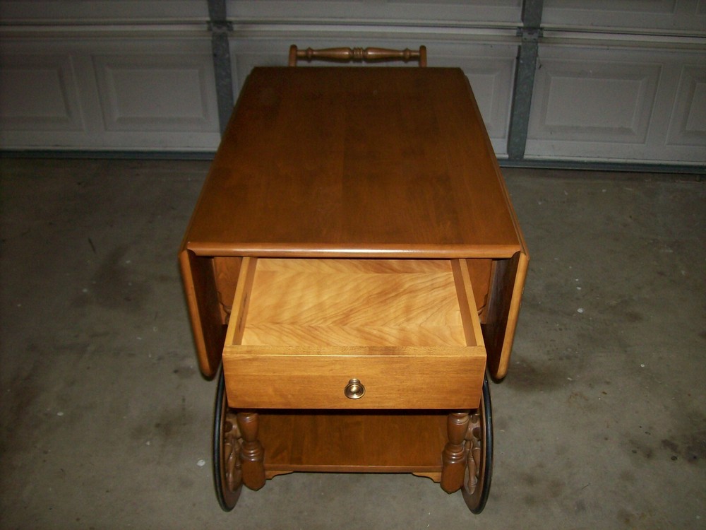Ethan Allen Maple Tea Cart