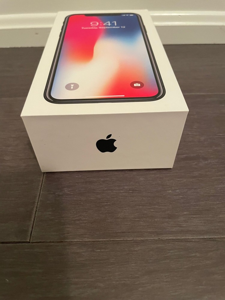 Apple iPhone X Space Gray - BOX ONLY! 256GB MQAM2LL/A