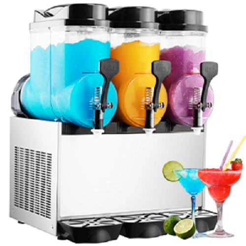 TECSPACE Commercial 1/2/3 Tank 15/30/45L Frozen Drink Slushy Making Machine USA