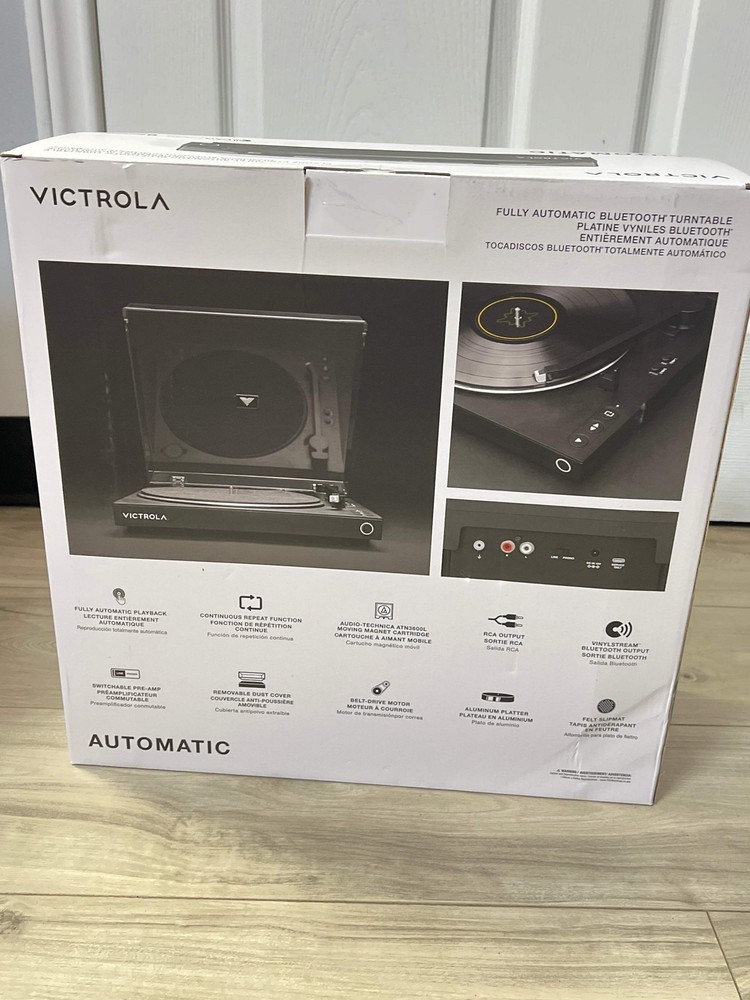 Victrola Automatic Bluetooth Turntable VPT-800 Record Player - New In Box