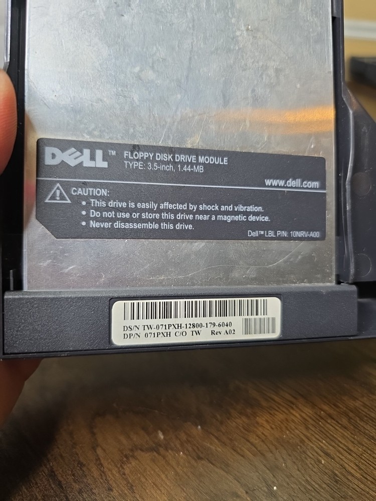Dell 3.5” 1.44 MB Floppy Disk Drive Module 10NRV-A00 (3)