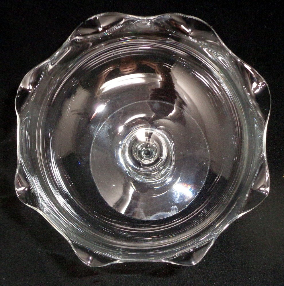 Ruffled Pedestal Candy Dish