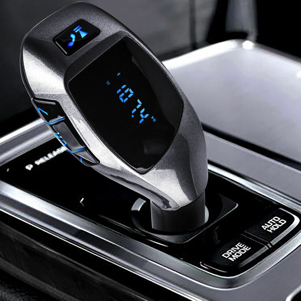 Bluetooth FM Transmitter USB MMC MP3 Player Car Radios Audio Stereo Android iOS