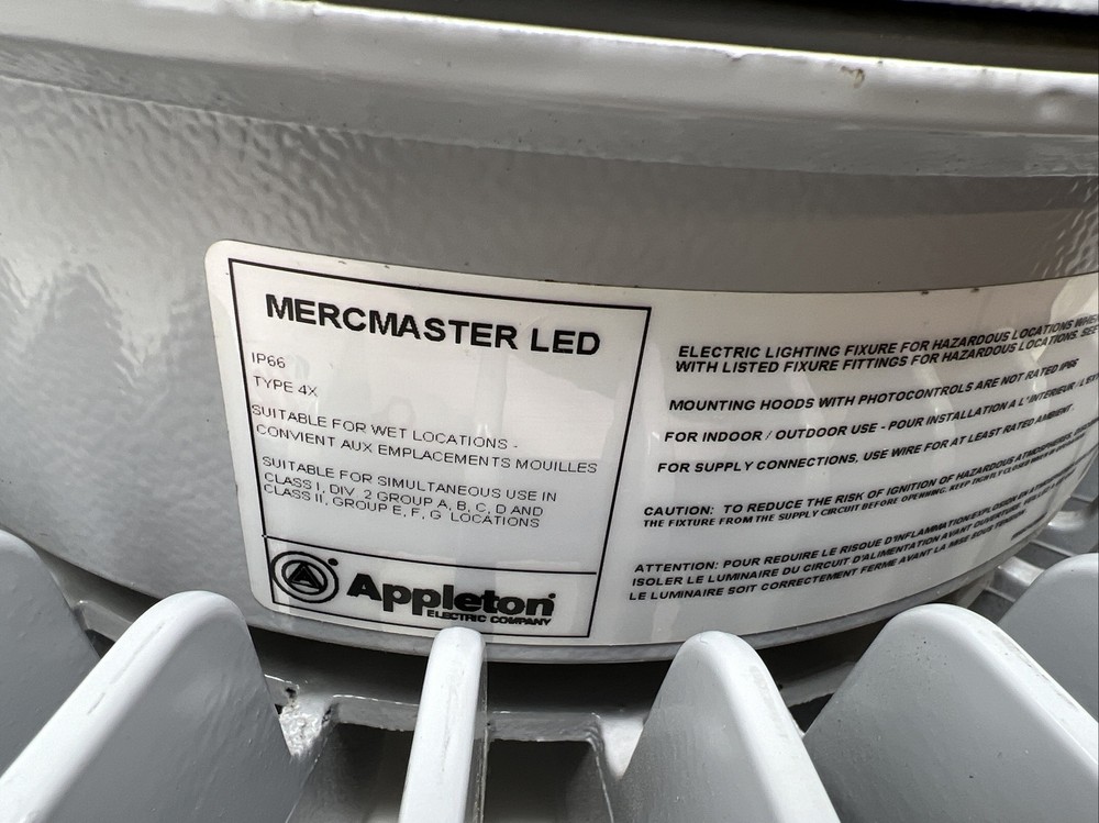 Appleton MLED17P5BU Mercmaster 1 Light Ceiling Mount LED Lamp High Bay LED
