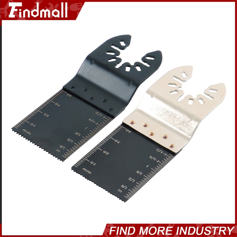 Findmall 43 PCS Universal Oscillating Saw Blades Quick Release Multi Tool Kit