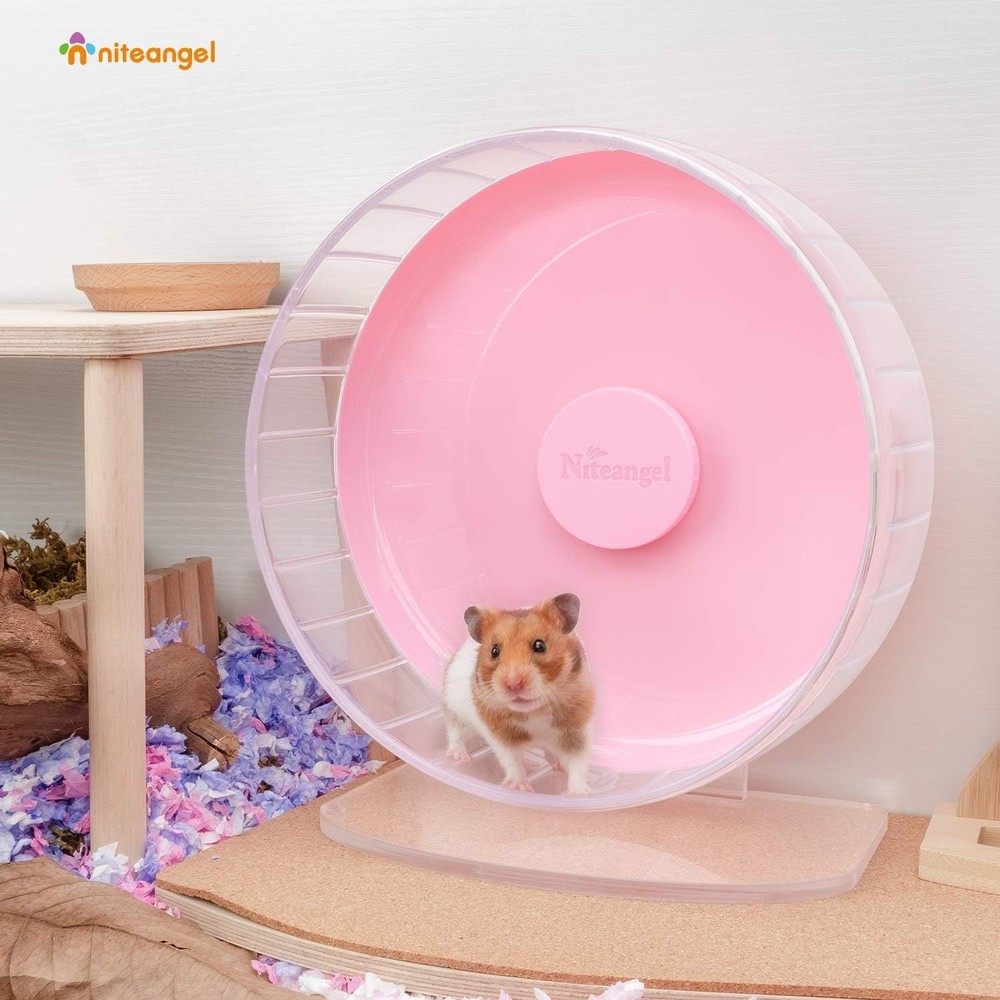 Quiet Spinner Hamster Wheel for Small Animals - Adjustable and Durable Elements