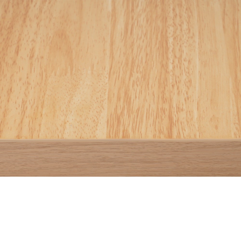 Wood Color Tabletop Rectangular Countertop Compatible With Various Table Leg