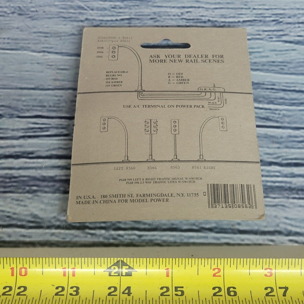 Model power N scale traffic lite brass #8562 sealed