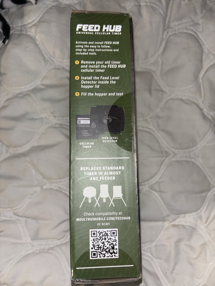Moultrie Mobile Feed Hub Universal Cellular Timer - New Sealed Box