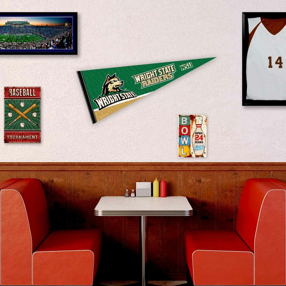Wright State University 12x30 Felt Pennant