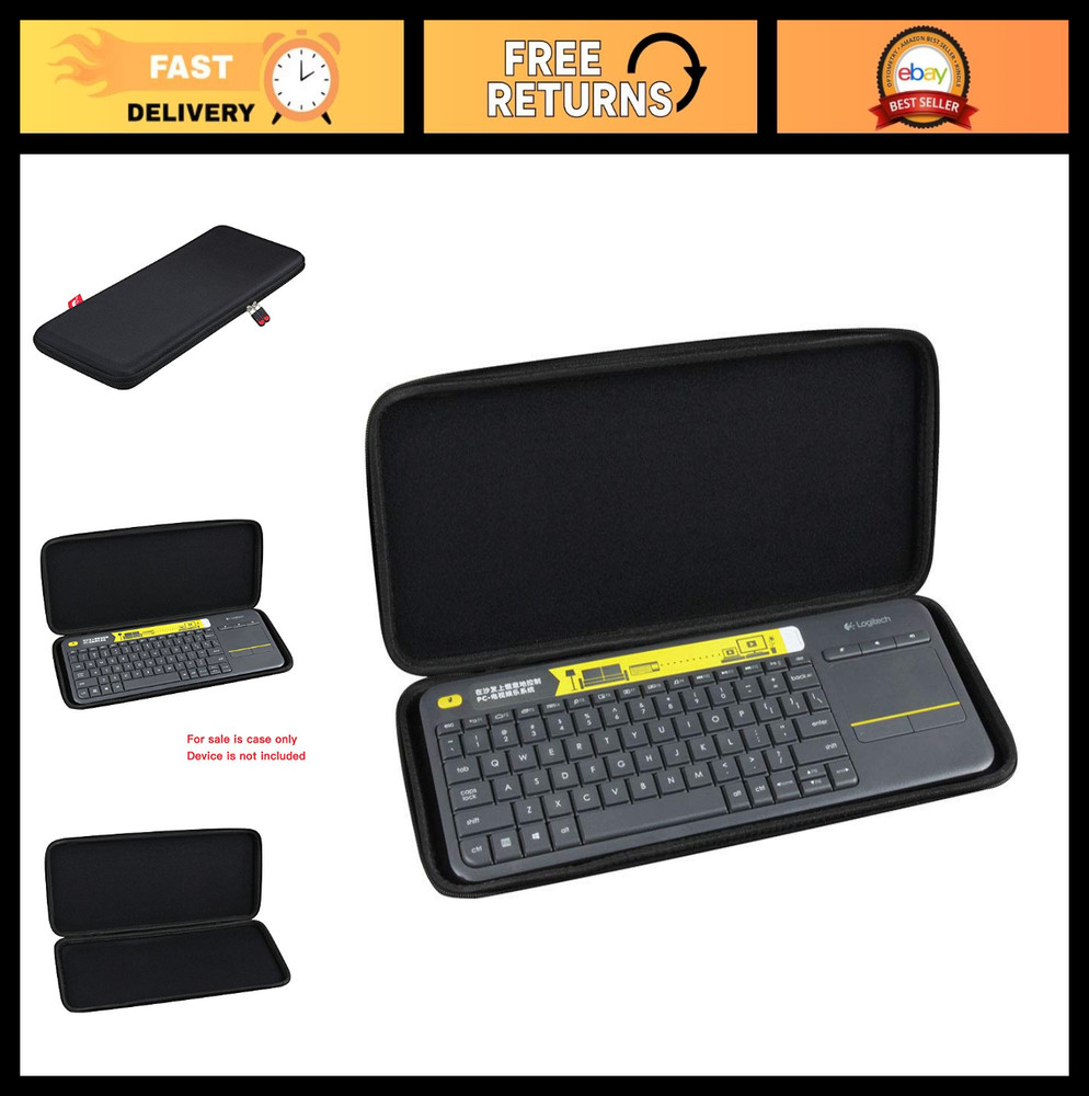 Hard Travel Case for Logitech K400 Wireless Touch Keyboard - Durable & Compact