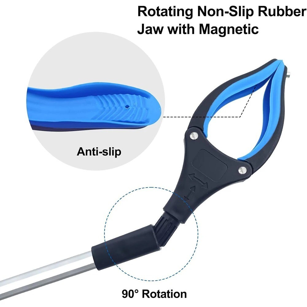 Foldable Grabber Reacher Litter Picker Extender Collapsible Garbage Pick Tools
