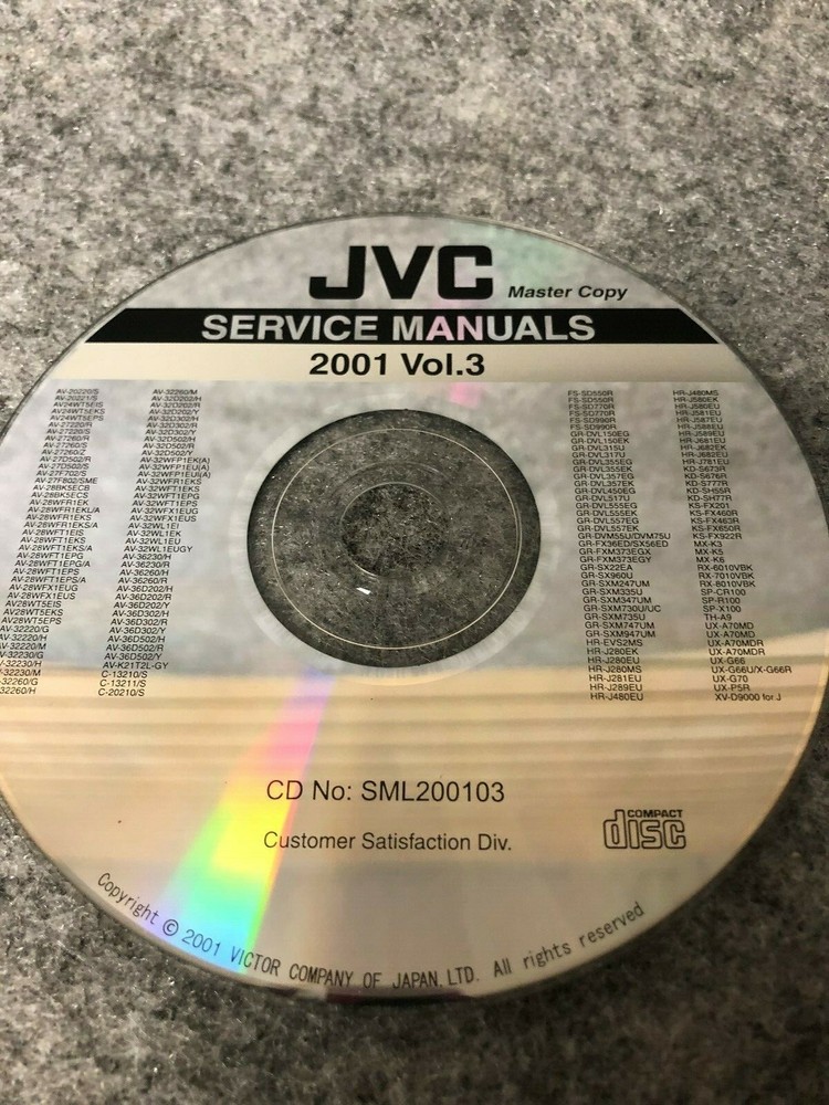 JVC CD Service Manuals