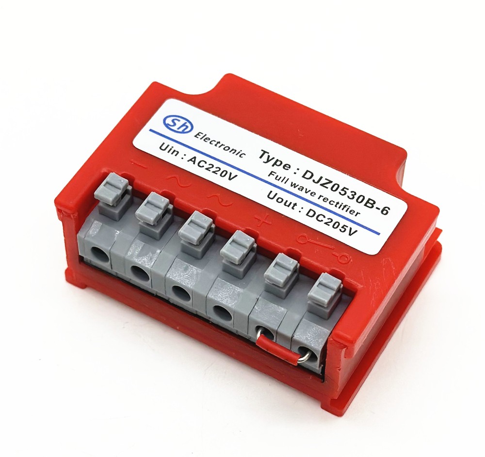 DJZ0530B-6 INPUT 220VAC OUTPUT 205VDC full wave brake rectifier module