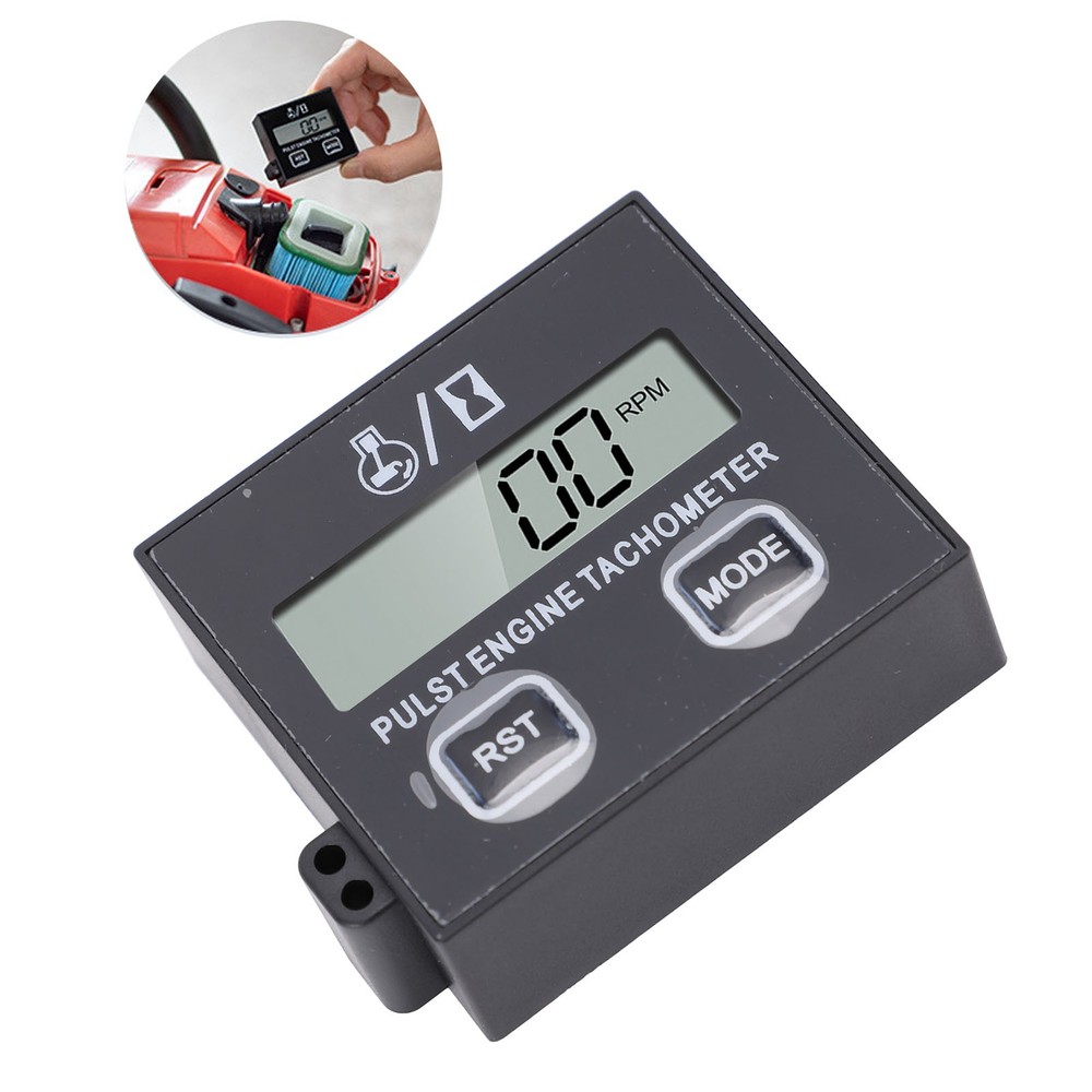 Small Engine Tachometer Waterproofing Chainsaw Tachometer For ATV For Motor IYIO