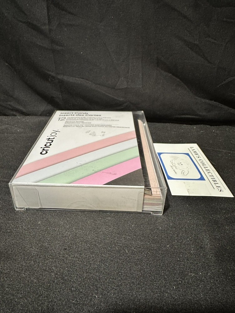 Cricut Joy Insert Cards Macaron Sampler 12-Pack – Pastel Colors & Envelopes