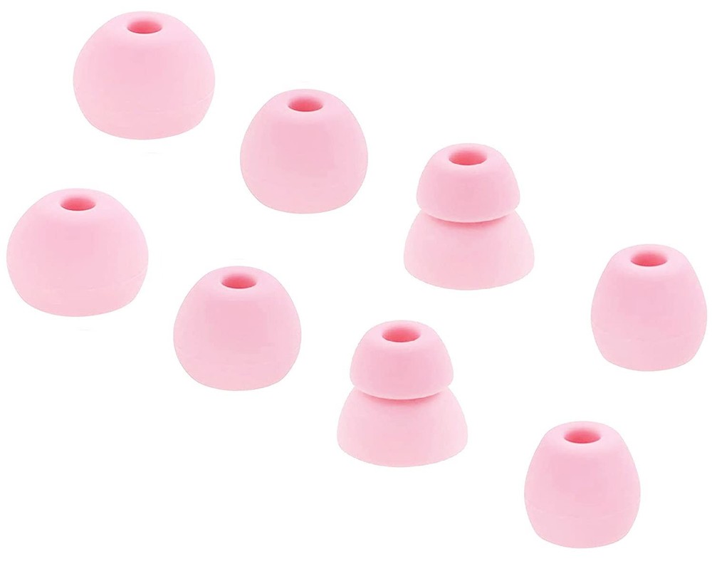 JNSA Replacement Eartips Earbuds Tips Compatible S/M/L/Double Flange, Pink