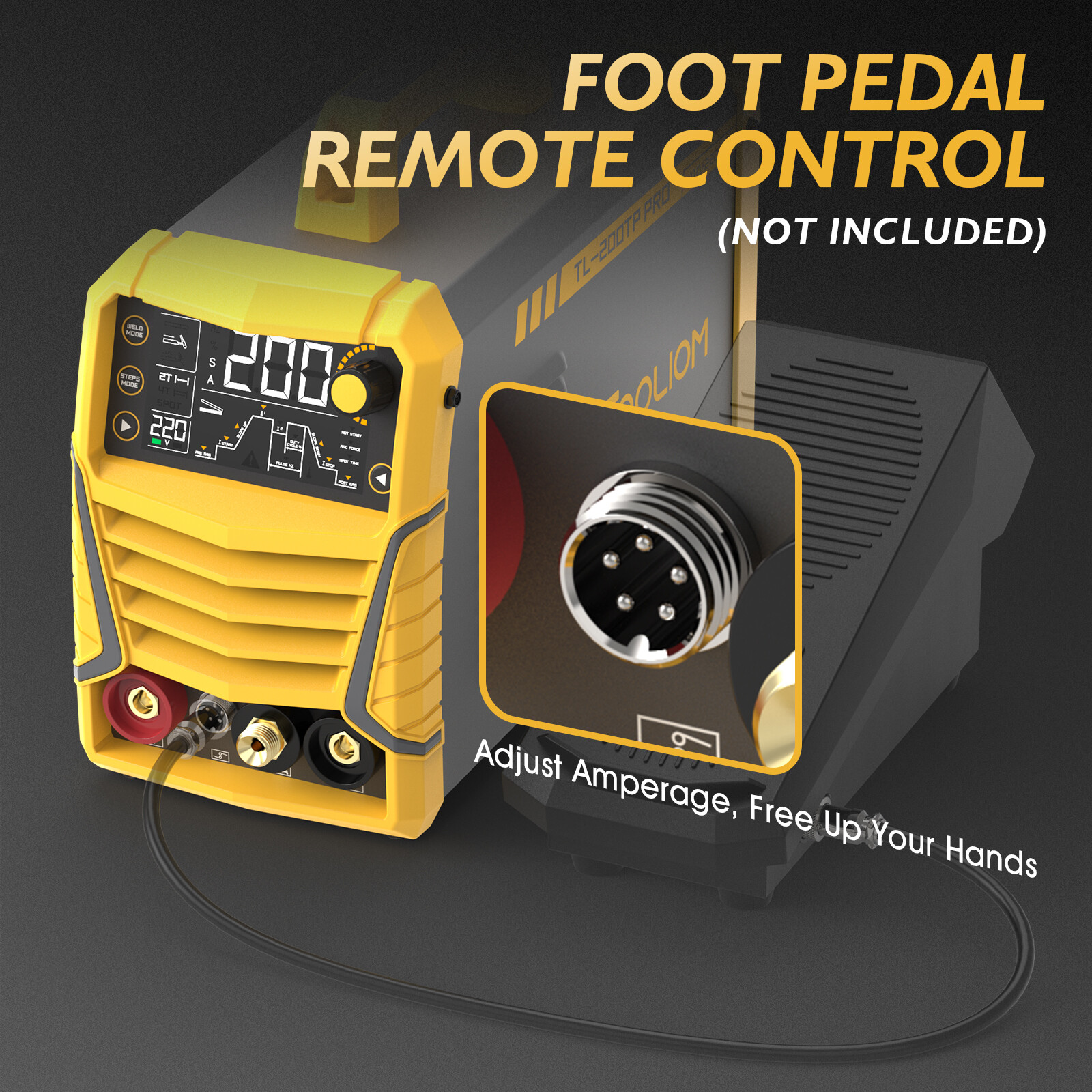 TIG Pulse Welding Machine Multifunction DC TIG/Spot TIG/Pulse TIG/Stick 110&220V