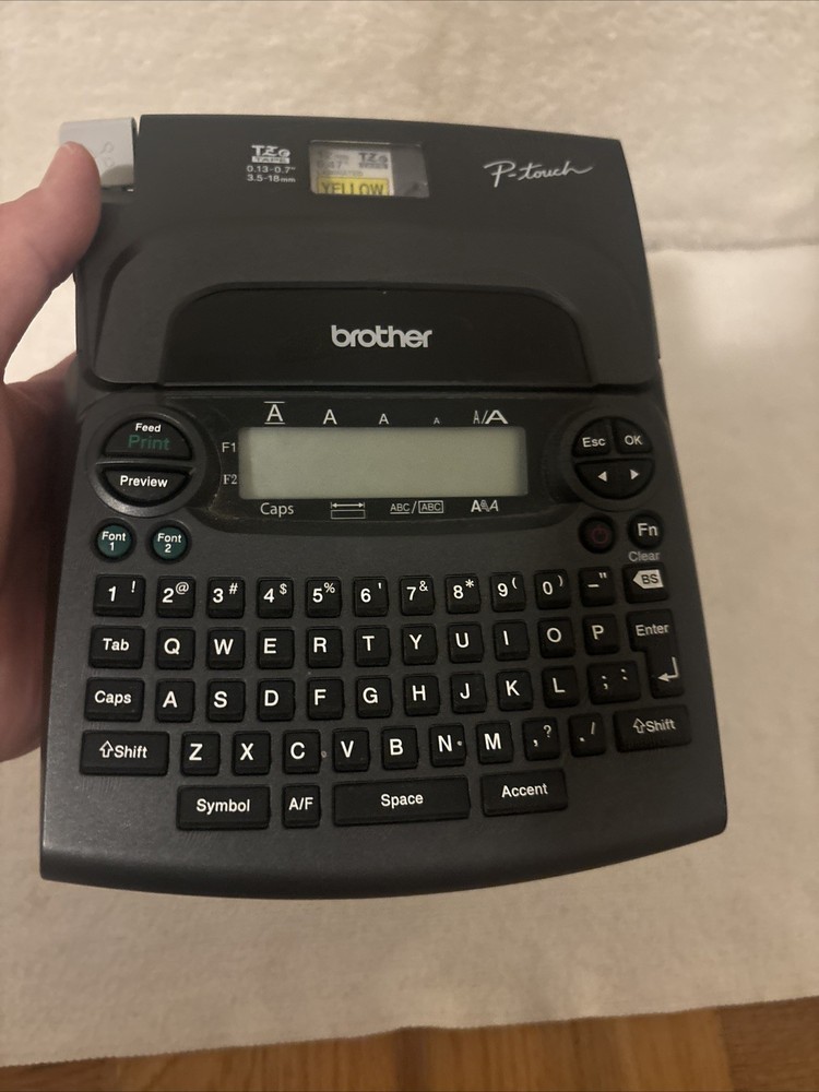 Brother Label Maker Model PT 1890 WORKS!