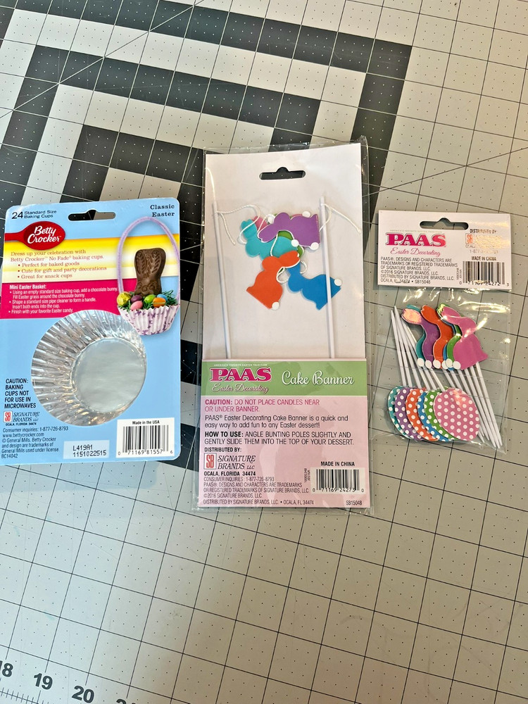 Bundle of Spring/Easter Themed Baking/Decorating Supplies-Brand New