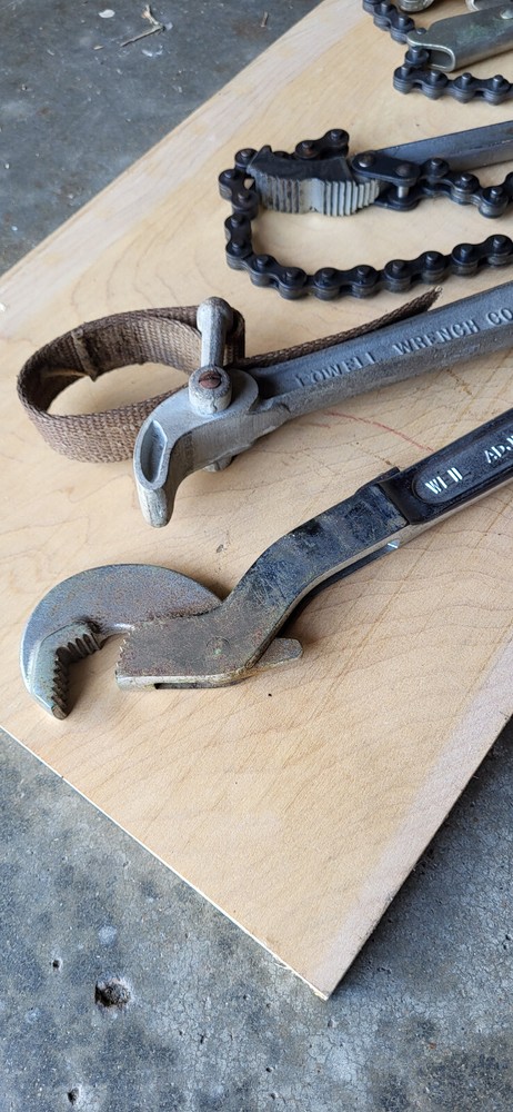 Vintage Misc Pipe Wrench Lot