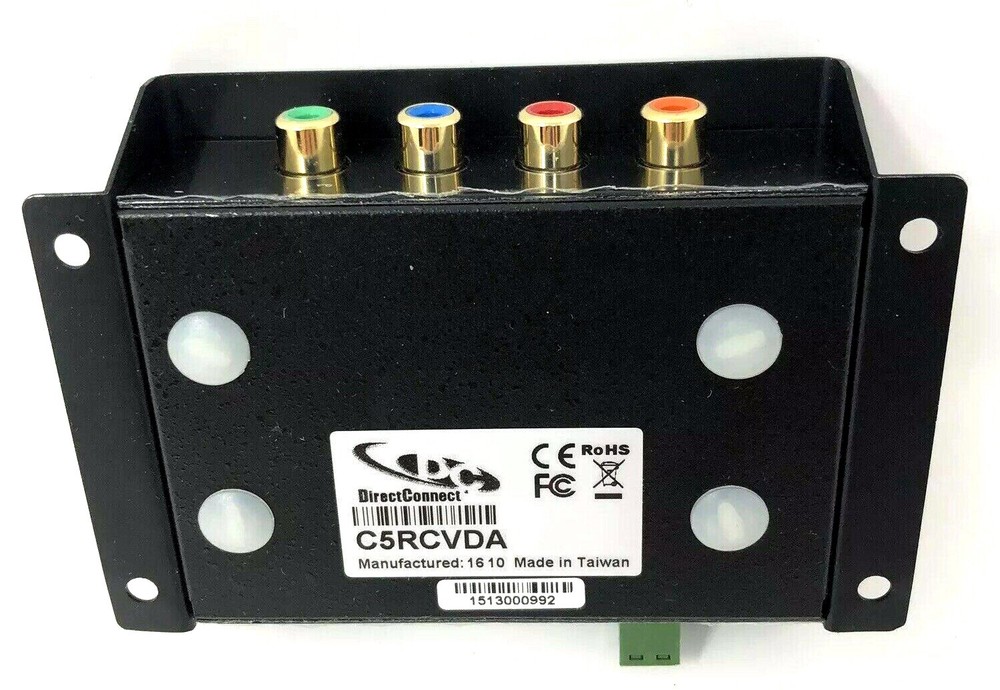 Direct Connect C5RCVDA Video & Stereo Digital CAT5 Extender Chainable Output