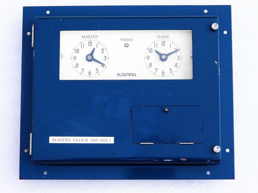 SWC CORP. SSC-MQI KAPPA SHIPS MARINE NAVIGATION MASTER SLAVE CONTROLLER CLOCK