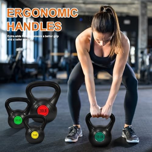 Adjustable Kettlebell Set for Strength Training - Versatile Weight Set for Home